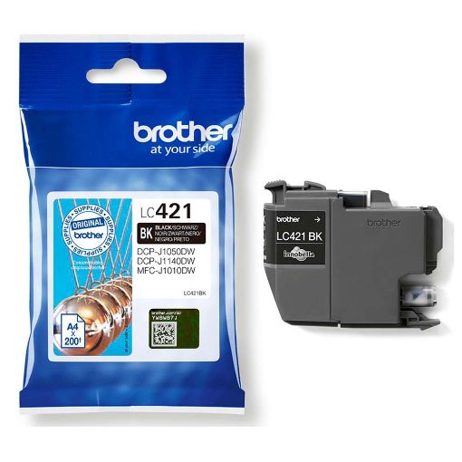 Εικόνα της Μελάνι Brother LC-421BK Black