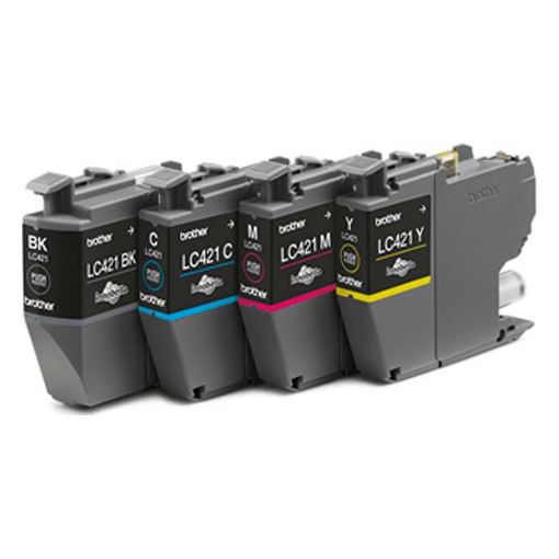 Εικόνα της Πακέτο 4 Μελανιών Brother LC-421VAL Multipack