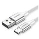 Εικόνα της Kαλώδιο Ugreen USB 2.0 to USB-C 1m Silver 60131