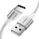 Εικόνα της Kαλώδιο Ugreen USB 2.0 to USB-C 1m Silver 60131