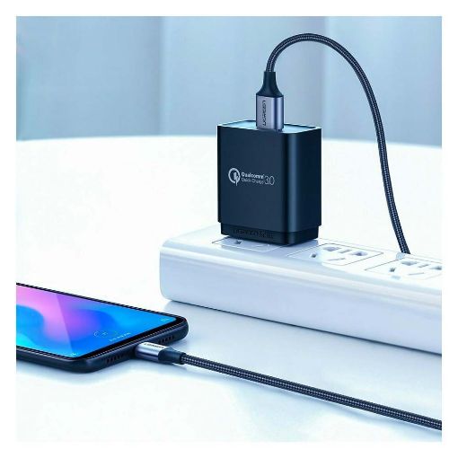Εικόνα της Kαλώδιο Ugreen USB 2.0 to USB-C 2m Black 60128