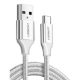 Εικόνα της Kαλώδιο Ugreen USB 2.0 to USB-C 2m Silver 60133