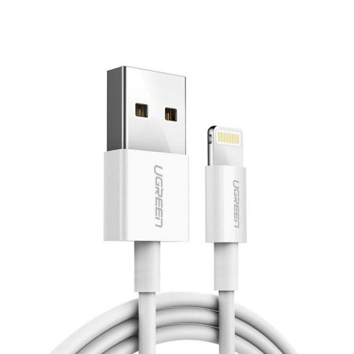 Εικόνα της Καλώδιο Ugreen MFI USB 2.0 to Lightning 1m White 20728