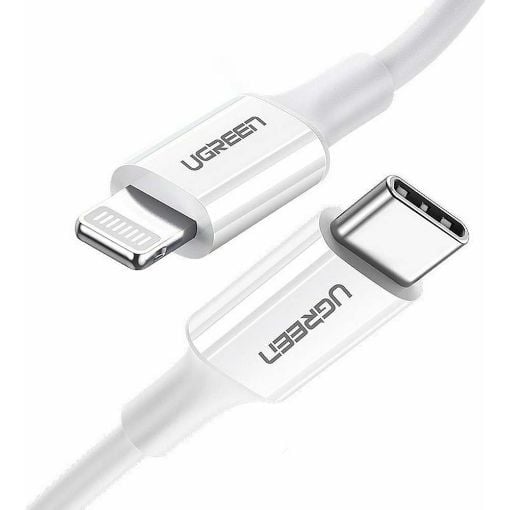 Εικόνα της Καλώδιο Ugreen MFI USB-C to Lightning 1m White 10493