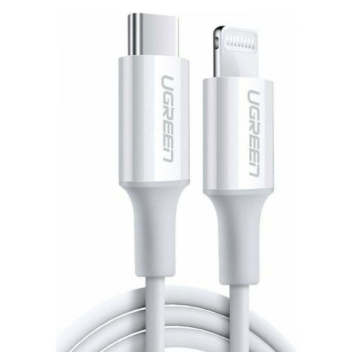 Εικόνα της Καλώδιο Ugreen MFI USB-C to Lightning 1m White 10493