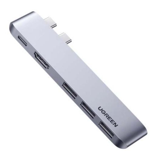 Εικόνα της Docking Station Ugreen Dual Type-C CM251 Gray 60559