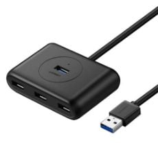 Εικόνα της USB Hub Ugreen CR113 4-Port USB 3.0 Black 1m 20291