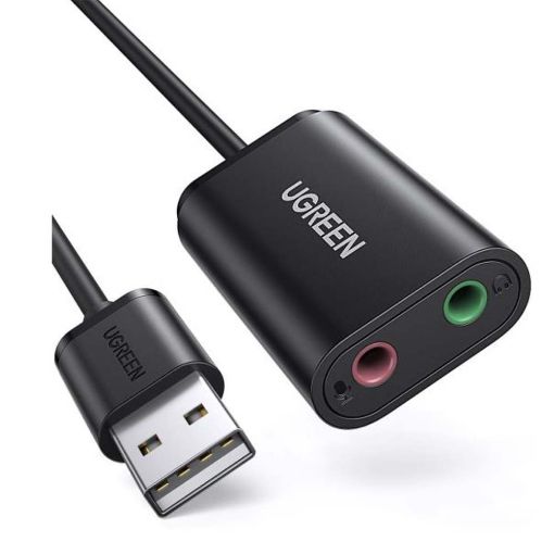 Εικόνα της External Soundcard Ugreen US205 USB 2.0 Black 30724