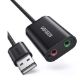 Εικόνα της External Soundcard Ugreen US205 USB 2.0 Black 30724