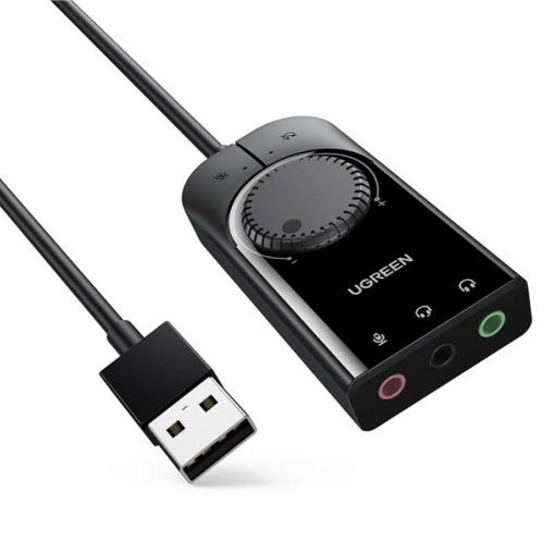 Εικόνα της External Soundcard Ugreen CM129 USB 2.0 Black 40964