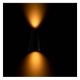 Εικόνα της Επιτοίχιο Φωτιστικό Up & Down Led's Light Los Angeles 2x GU10 IP44 Black