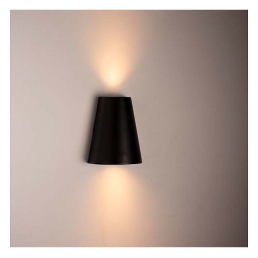 Εικόνα της Επιτοίχιο Φωτιστικό Up & Down Led's Light Los Angeles 2x GU10 IP44 Black