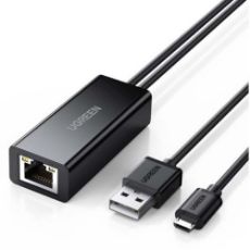 Εικόνα της Adapter Ugreen MicroUSB 2.0 to Fast Ethernet Black 30985