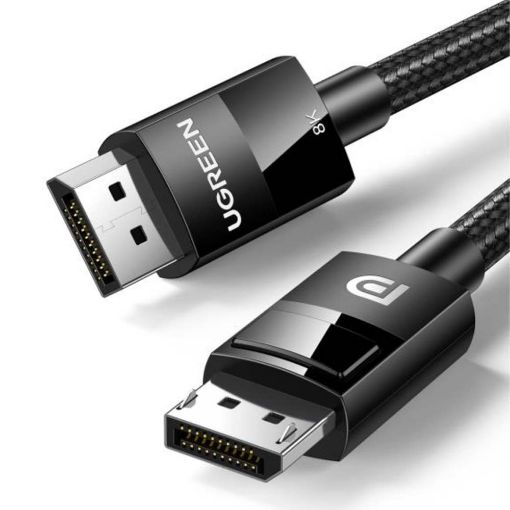 Εικόνα της Καλώδιο Ugreen DisplayPort v1.4 Black 1m 80390