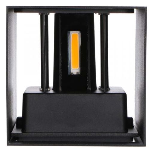 Εικόνα της Επιτοίχιο Φωτιστικό LED Up & Down Led's Light Amarillo IP65 2700K 450lm 6W Black