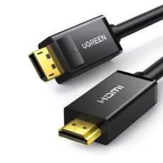 Εικόνα της Καλώδιο Ugreen DisplayPort/HDMI 1m Black 10238