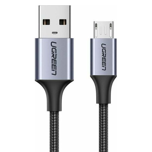 Εικόνα της Καλώδιο Ugreen USB 2.0 to MicroUSB Gray 1m 60146