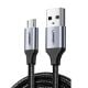 Εικόνα της Καλώδιο Ugreen US290 USB 2.0 to MicroUSB Gray 18W 2m 60148