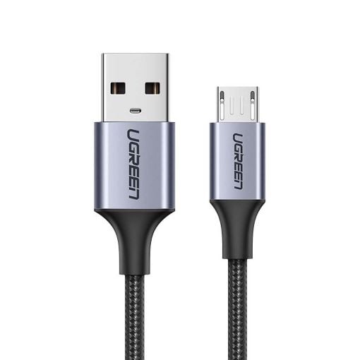 Εικόνα της Καλώδιο Ugreen US290 USB 2.0 to MicroUSB Gray 18W 2m 60148