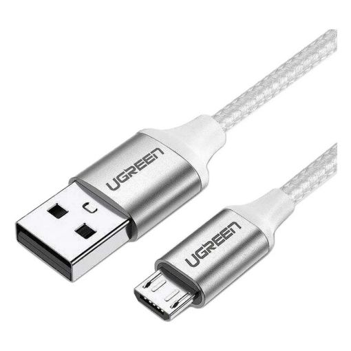 Εικόνα της Καλώδιο Ugreen USB 2.0 to MicroUSB Silver 1m 60151
