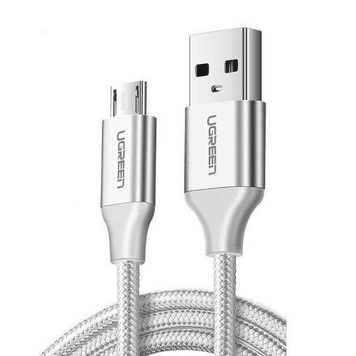 Εικόνα της Καλώδιο Ugreen USB 2.0 to MicroUSB Silver 1m 60151