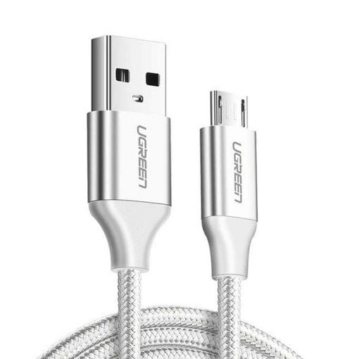 Εικόνα της Καλώδιο Ugreen USB 2.0 to MicroUSB Silver 1m 60151