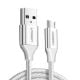 Εικόνα της Καλώδιο Ugreen USB 2.0 to MicroUSB Silver 1m 60151