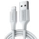 Εικόνα της Καλώδιο Ugreen MFI USB to Lightning 1m Silver 60161