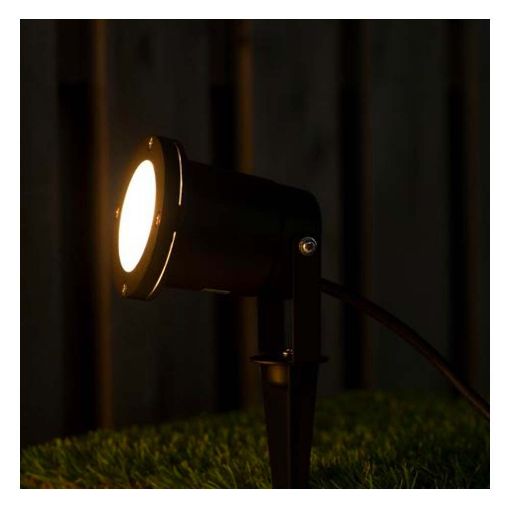 Εικόνα της Καρφωτό Φωτιστικό Σποτ Δαπέδου Led's Light Samara GU10 IP54 Black