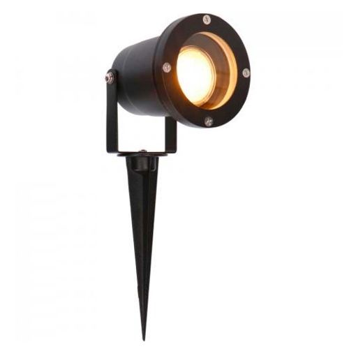 Εικόνα της Καρφωτό Φωτιστικό Σποτ Δαπέδου Led's Light Samara GU10 IP54 Black