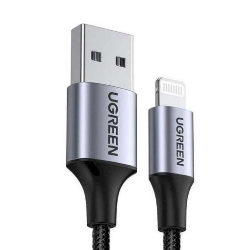 Εικόνα της Καλώδιο Ugreen MFI USB to Lightning 1m Black 60156