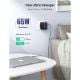 Εικόνα της Φορτιστής Ugreen CD224 Quick Charge 3.0 & USB-C 65W Black 70774