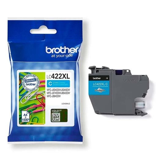 Εικόνα της Μελάνι Brother LC-422XLC Cyan HC
