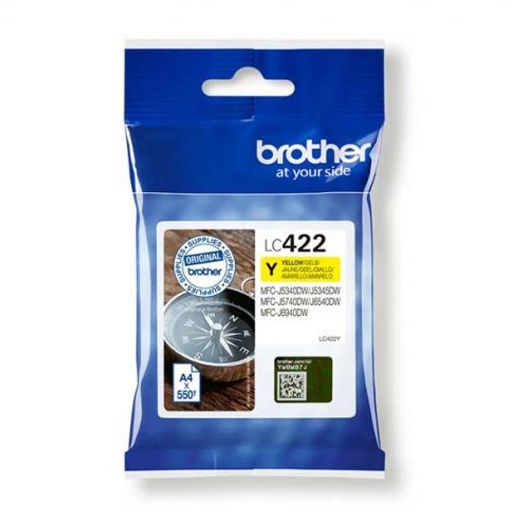 Εικόνα της Μελάνι Brother LC-422Y Yellow