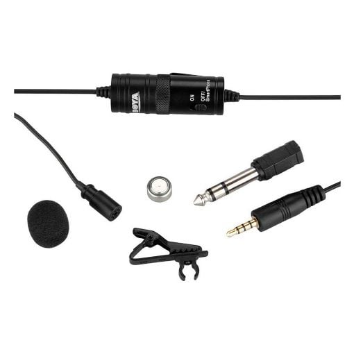Εικόνα της Boya BY-M1 Omni Directional Lavalier Microphone Black
