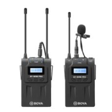 Εικόνα της Boya BY-WM8 PRO-K1 UHF Dual-Channel Wireless Microphone System Black