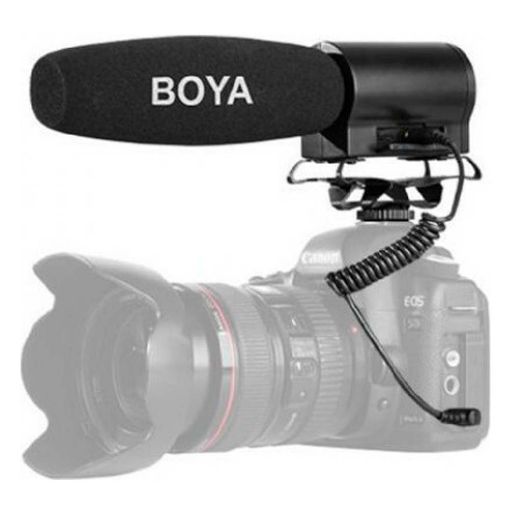 Εικόνα της Boya BY-DMR7 Shotgun Microphone with Integrated Flash Recorder Black