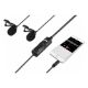 Εικόνα της Boya BY-M1DM Dual Omni-directional Lavalier Microphone Black