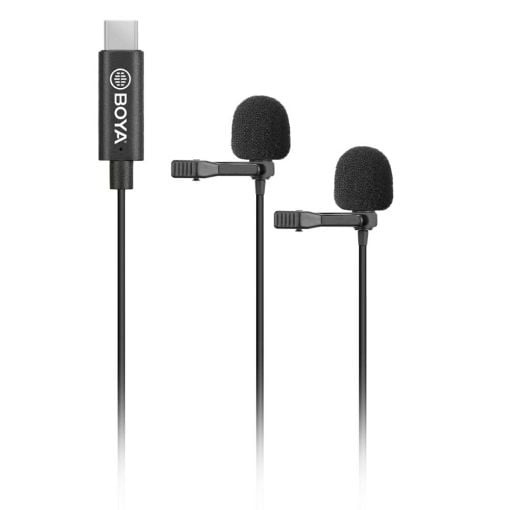 Εικόνα της Boya BY-M3D Digital Dual Lavalier Microphone Type-C Black