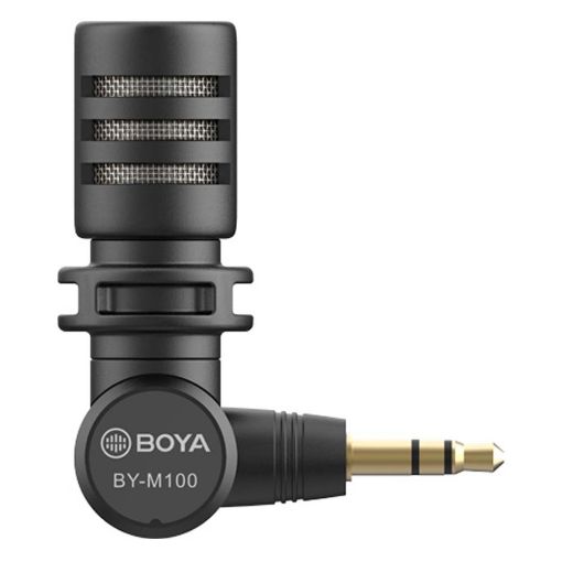 Εικόνα της Boya BY-M100 Mininature Condenser TRS Microphone Black