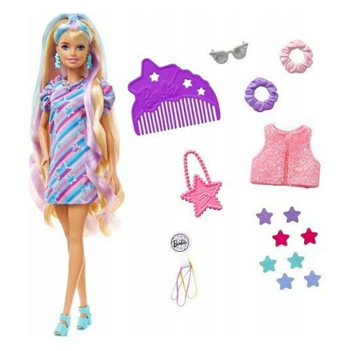 Εικόνα της Barbie - Totally Hair Barbie Doll Stars HCM88