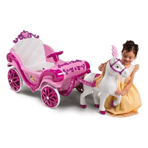 Εικόνα της Huffy - Ηλεκτρική Παιδική Άμαξα Disney Princess Carriage Pink 17398W