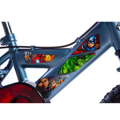 Εικόνα της Huffy Kids Bike Marvel Avengers 12" Grey 22381W
