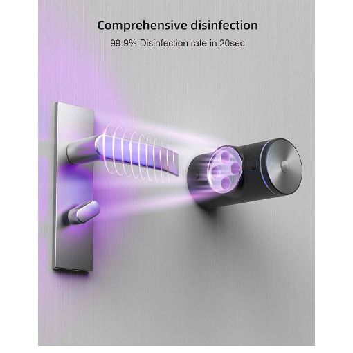 Εικόνα της Door Handle Auto Sterilizer 59s Χ2 UVC Led Black IQT59SX2B