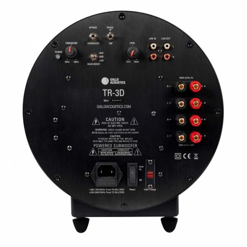 Εικόνα της Subwoofer Gallo Acoustics TR-3D Black GTR3DB230V