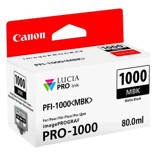 Εικόνα της Μελάνι Canon PFI-1000MBK Black Mat 0545C001