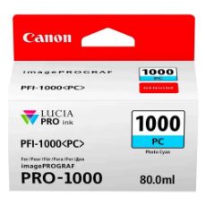 Εικόνα της Μελάνι Canon PFI-1000PC Photo Cyan 0550C001