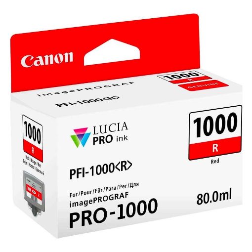 Εικόνα της Μελάνι Canon PFI-1000R Red 0554C001