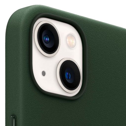 Εικόνα της Θήκη Apple Leather with MagSafe for iPhone 13 Sequoia Green MM173ZM/A