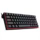 Εικόνα της Πληκτρολόγιο Redragon K617 Fizz Custom Red Switches RGB Black